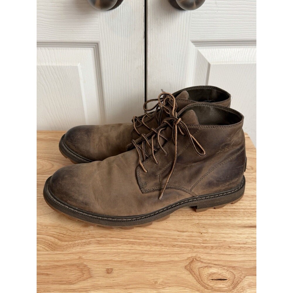 Sorel Size 9.5 Elk Madison II CHUKKA LEATHER LACE UP BOOTS